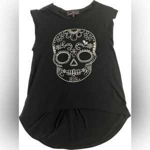 Vintage Almost Famous Dias de la Murfreesboro skull Top
